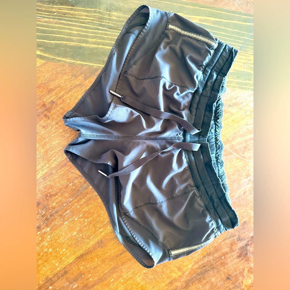 Lululemon running shorts black size 0